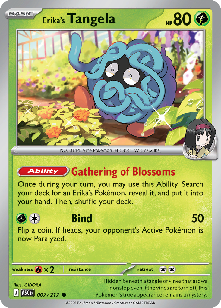 Erika's Tangela #7 Ascended Heroes