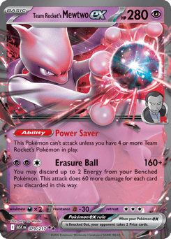 Team Rocket's Mewtwo ex #79 Ascended Heroes