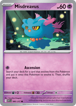 Misdreavus #85 Ascended Heroes