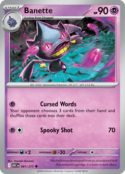 Banette #91 Ascended Heroes