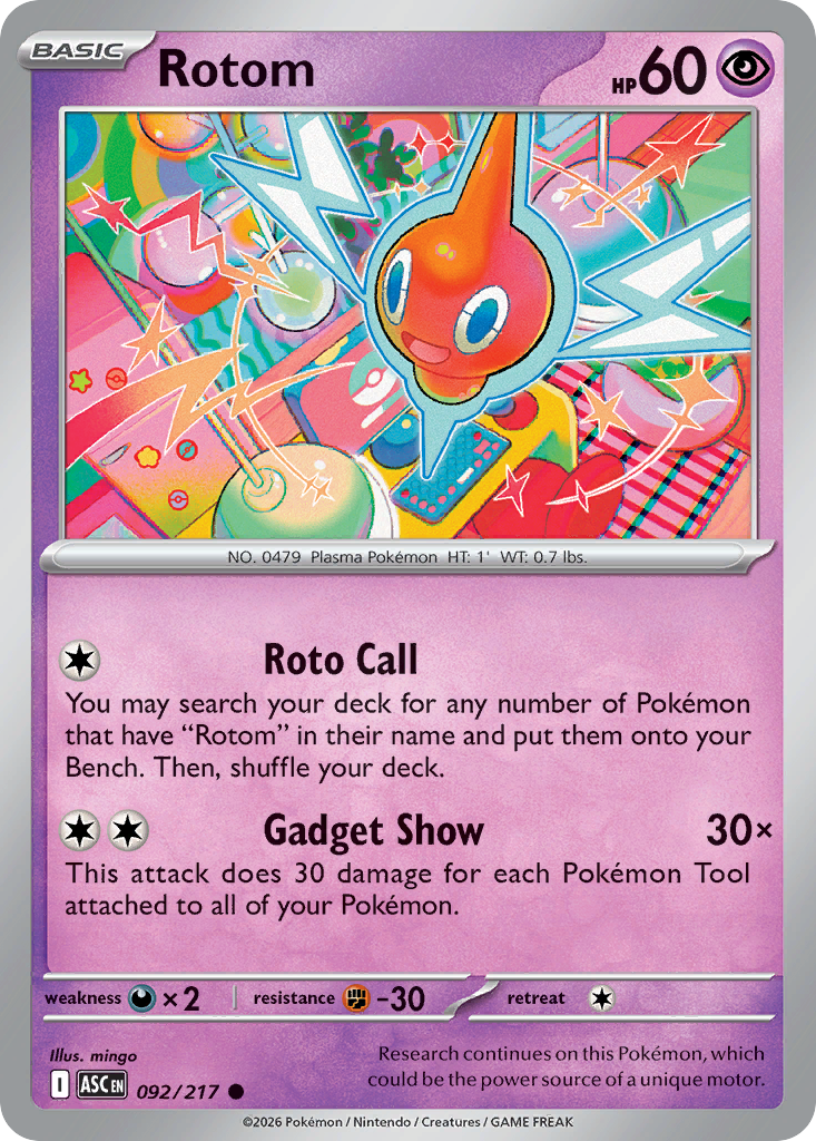 Rotom #92 Ascended Heroes