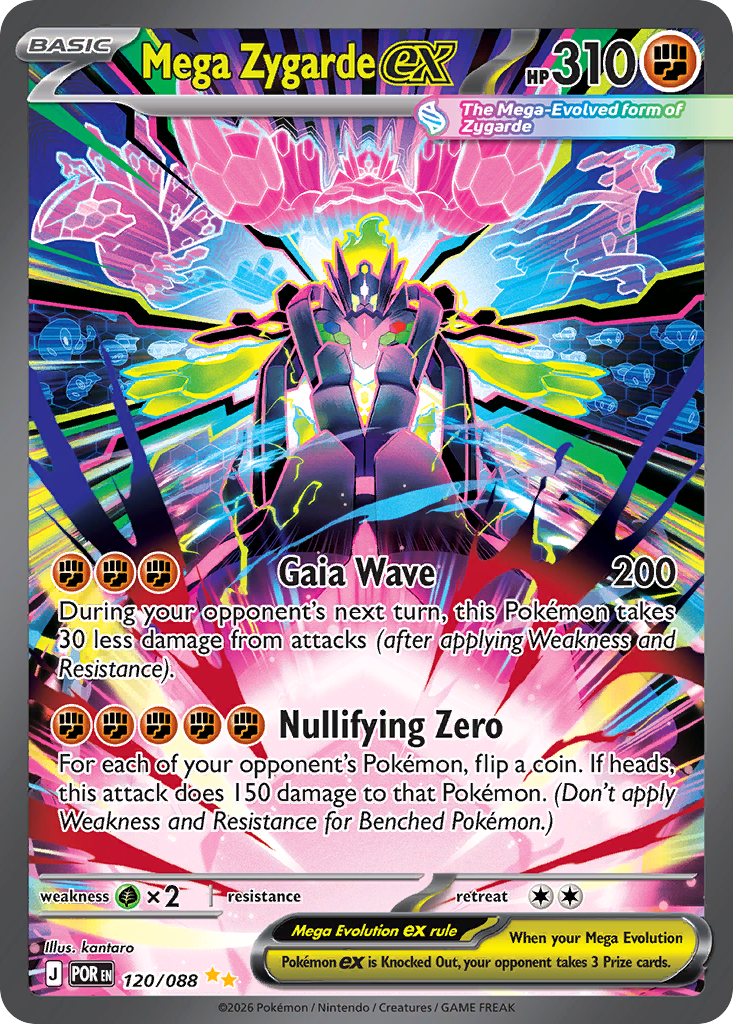 Mega Zygarde ex #120 Perfect Order