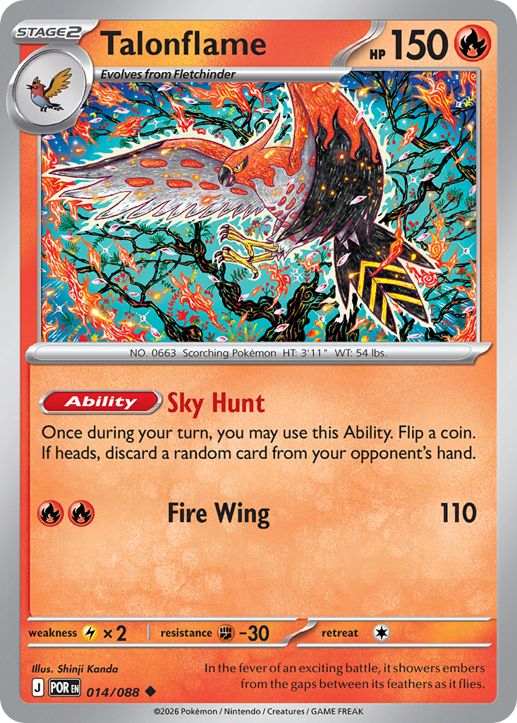 Talonflame #14 Perfect Order