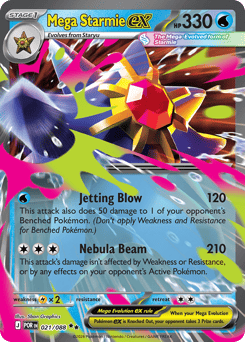 Mega Starmie ex #21 Perfect Order
