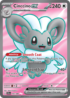 Cinccino ex #105 Chaos Rising