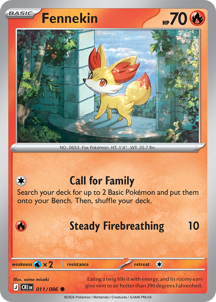 Fennekin #11 Chaos Rising