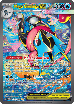 Mega Greninja ex #116 Chaos Rising