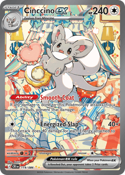 Cinccino ex #119 Chaos Rising