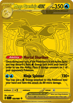 Mega Greninja ex #122 Chaos Rising