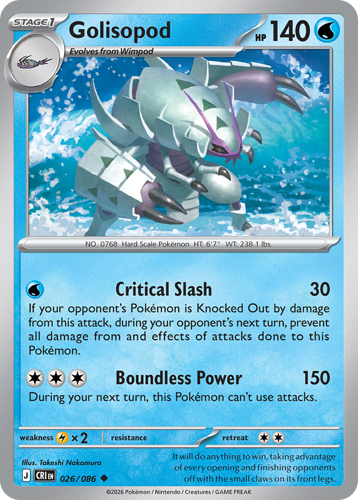 Golisopod #26 Chaos Rising