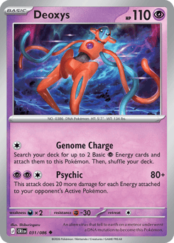 Deoxys #31 Chaos Rising