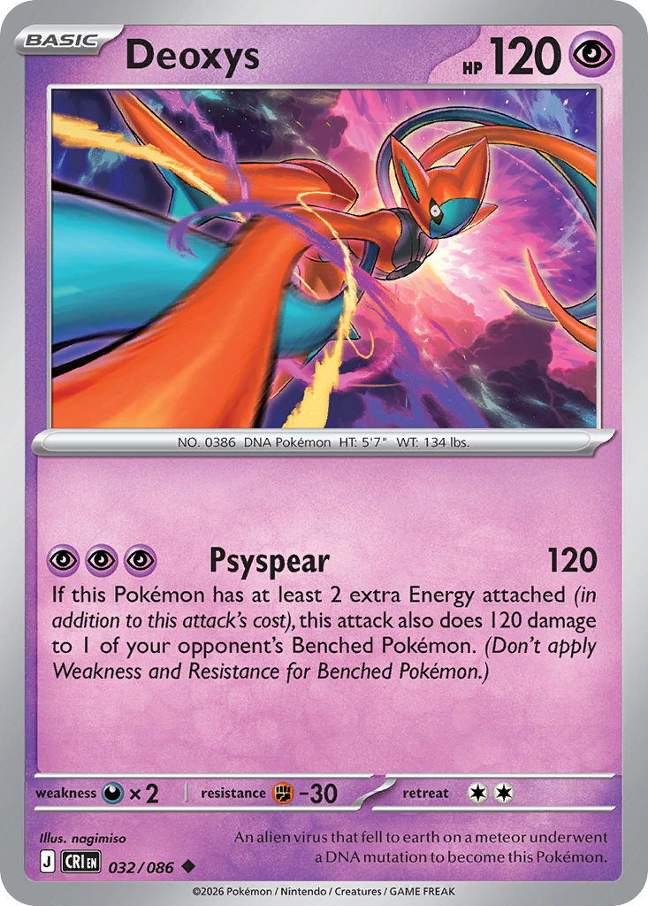 Deoxys #32 Chaos Rising