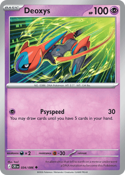 Deoxys #34 Chaos Rising