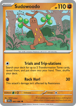 Sudowoodo #43 Chaos Rising