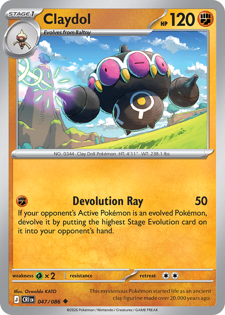 Claydol #47 Chaos Rising