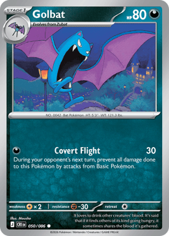 Golbat #50 Chaos Rising