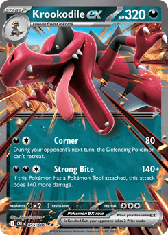 Krookodile ex #55 Chaos Rising