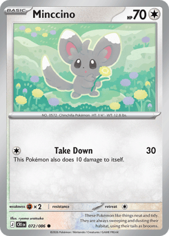 Minccino #72 Chaos Rising