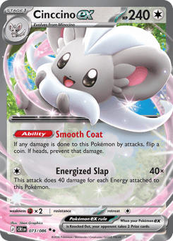 Cinccino ex #73 Chaos Rising