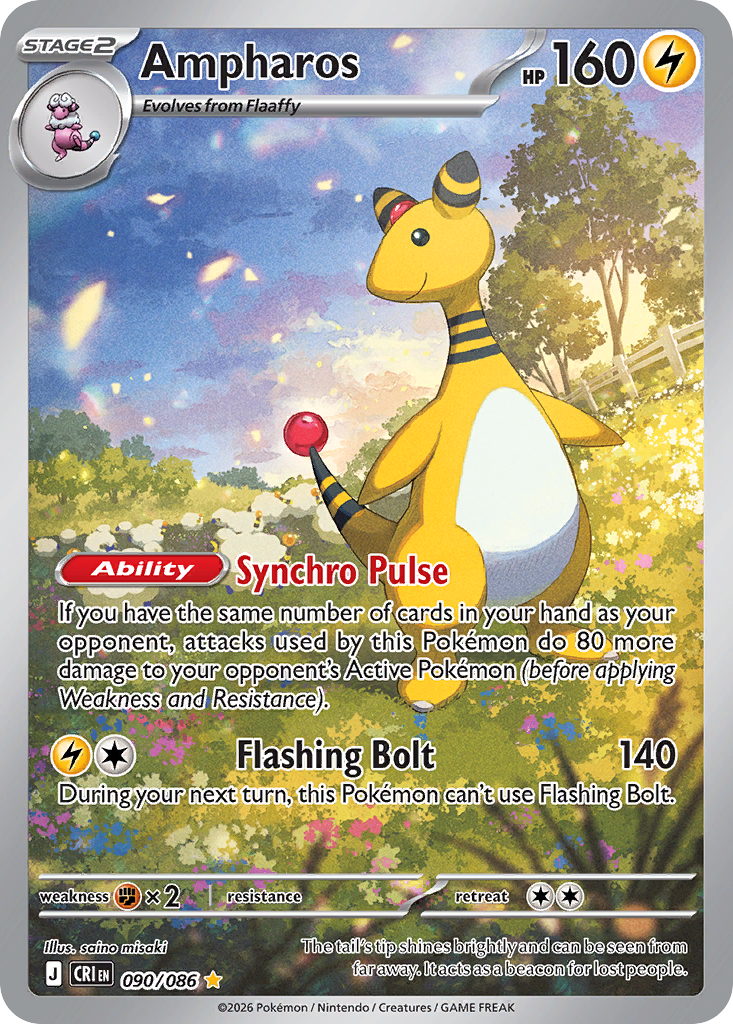 Ampharos #90 Chaos Rising