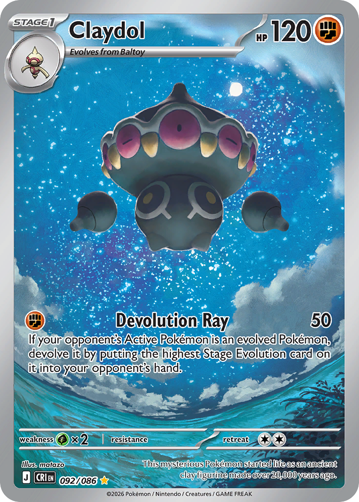 Claydol #92 Chaos Rising