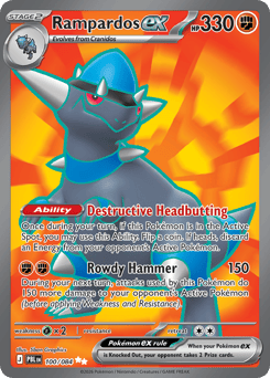 Rampardos ex #100 Pitch Black
