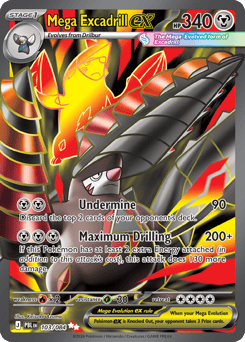Mega Excadrill ex #103 Pitch Black