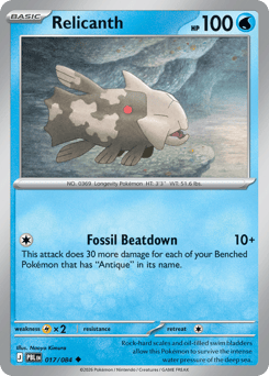Relicanth #17 Pitch Black