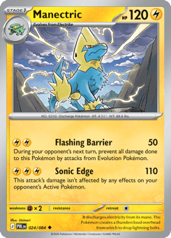 Manectric #24 Pitch Black