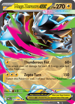 Mega Zeraora ex #27 Pitch Black