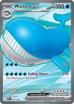 Wailord ex #97 Pitch Black