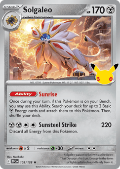 Solgaleo #105 30th Celebration