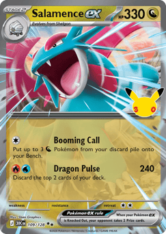 Salamence ex #109 30th Celebration
