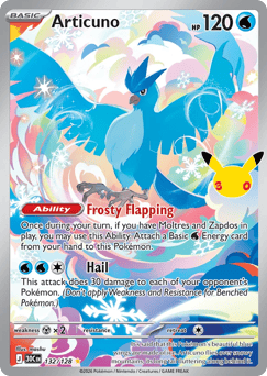 Articuno #132 30th Celebration