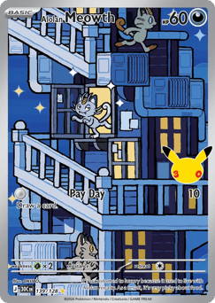 Alolan Meowth #139 30th Celebration