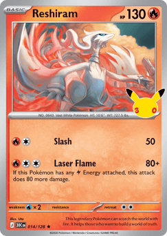 Reshiram #14 30th Celebration