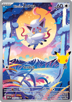 Hisuian Zorua #145 30th Celebration
