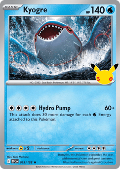 Kyogre #19 30th Celebration