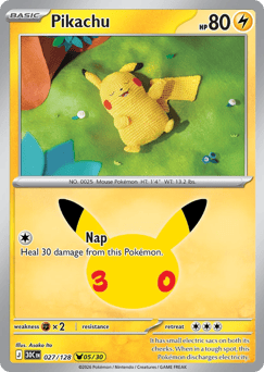 Pikachu #27 30th Celebration