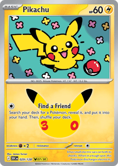 Pikachu #29 30th Celebration
