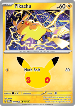 Pikachu #30 30th Celebration