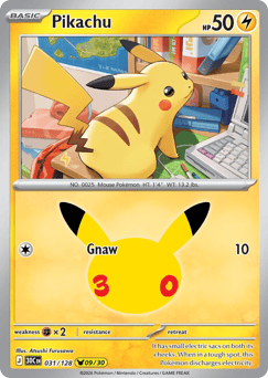 Pikachu #31 30th Celebration