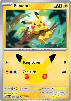 Pikachu #41 30th Celebration