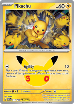 Pikachu #44 30th Celebration