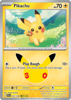 Pikachu #47 30th Celebration