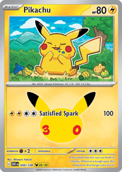 Pikachu #50 30th Celebration
