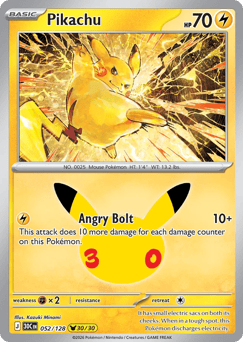 Pikachu #52 30th Celebration