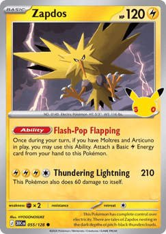 Zapdos #55 30th Celebration