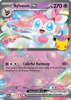 Sylveon ex #71 30th Celebration