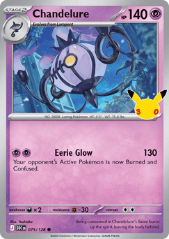 Chandelure #75 30th Celebration